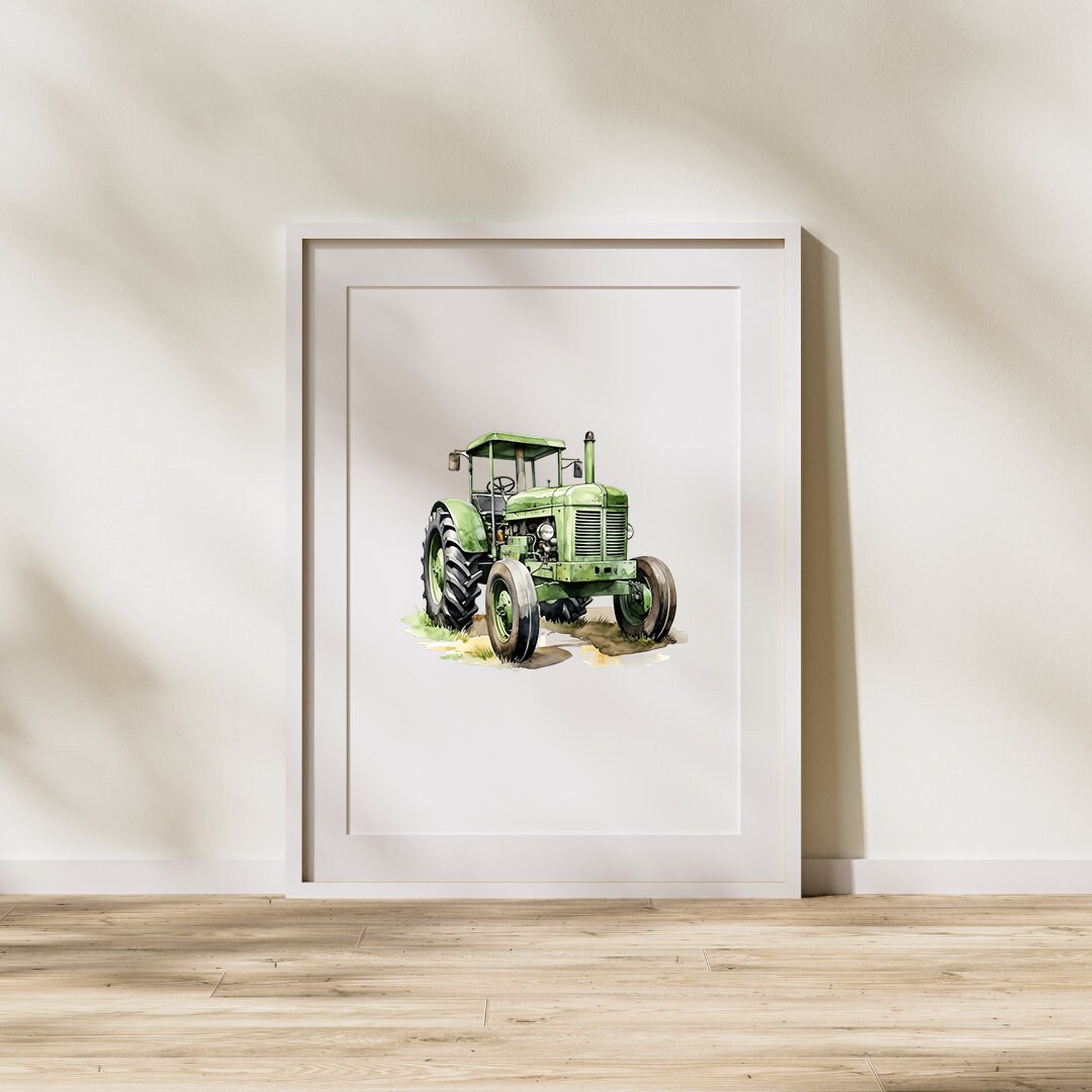 Green Tractor Clipart | 10 High Quality Transparent PNG | Farm Tractor ...