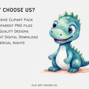 Cartoon Dinosaur Clipart, 10 PNG Baby Dinosaur, Cute Dino, High Quality ...
