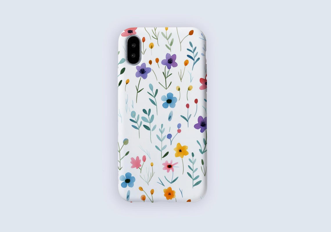 Spring Ditsy Floral Seamless Pattern Pack, Bright Small Scale Flower ...