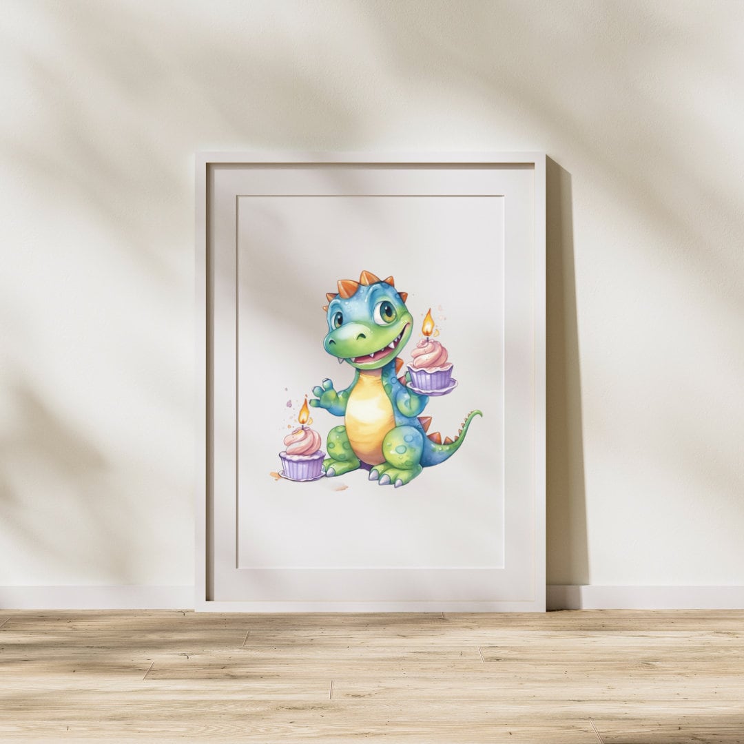 Dinosaurs Watercolor Clipart | 10 Dino Baby Showers Transparent PNG ...