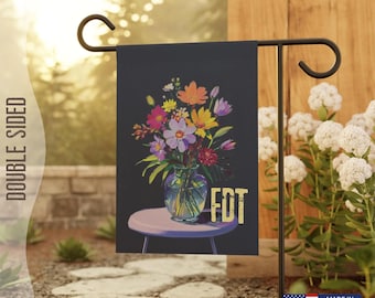 Subtle Anti Trump Garden flag, FDT Porch Banner, Political Yard Decor, Patriotic Outdoor Sign, Liberal Activist Gift