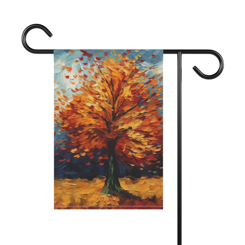 Fall Garden flag, Fall Thanksgiving garden flag, Autumn yard flag, Fall Welcome flag, Hello fall garden flag image 4