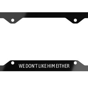 Anti Elon Musk nummerplaat frame Tesla-eigenaar cadeau voor vriend auto-accessoire protestverklaring voertuigdecor politieke humor grappig metaal