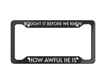 Marco para matrícula anti Elon Musk: un regalo divertido para propietarios de Tesla