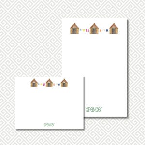 Happy Camper Personalized Camp Stationery | Notes from Camp | Summer Camp Stationery