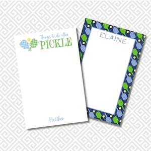 Pickleball Notepad Personalized : Custom Pickleball Gift