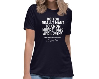 April 29th Eras Tour Atlanta Women's Relaxed T-Shirt