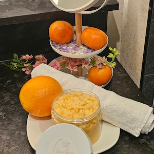 Orange Blossom whipped sugar body scrub