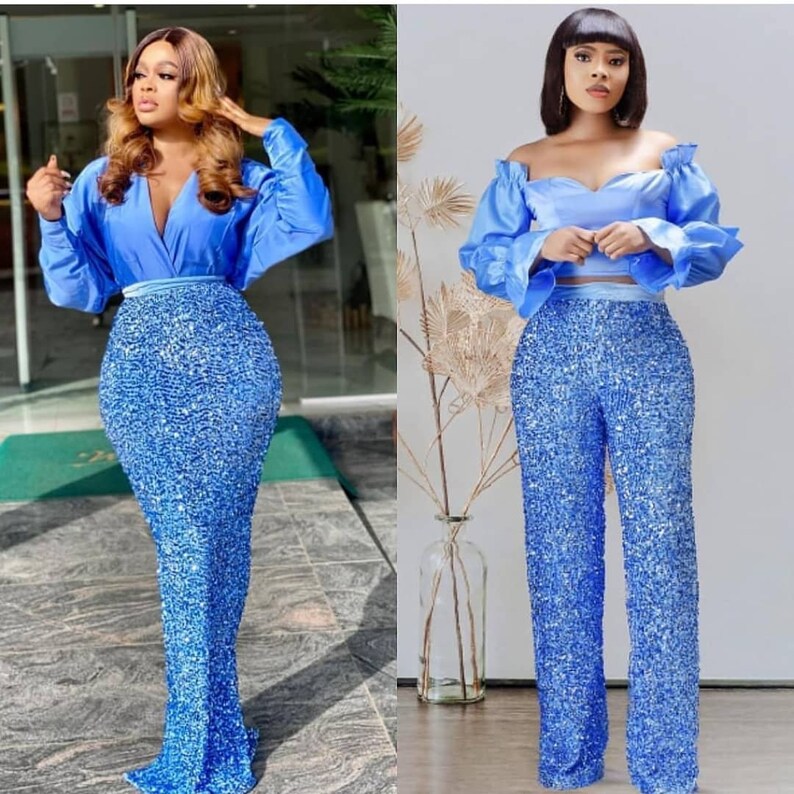 Prom Sequins Red Evening Dress for Women, Red Sequins Evening Gown for