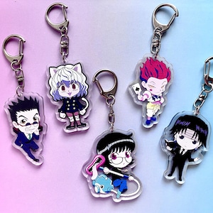 Hunter x Hunter anime characters keychains