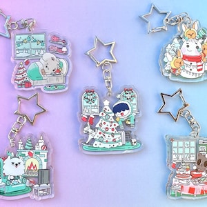 TXT K-pop PPULBATU Christmas edition matching keychains