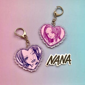 Lot de 2 porte-clés anime NANA