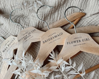 Bespoke | Personalised Wedding Hanger | Engraved Wedding Hanger | Bridesmaid Hanger | Wedding Dress Hanger |