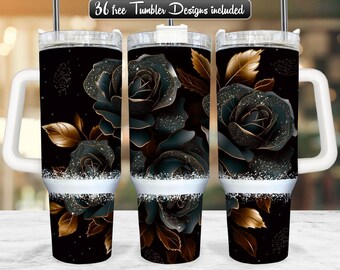 Guitar 40oz Tumbler Wrap PNG Design, Guitar 40oz Quencher Tumbler ...