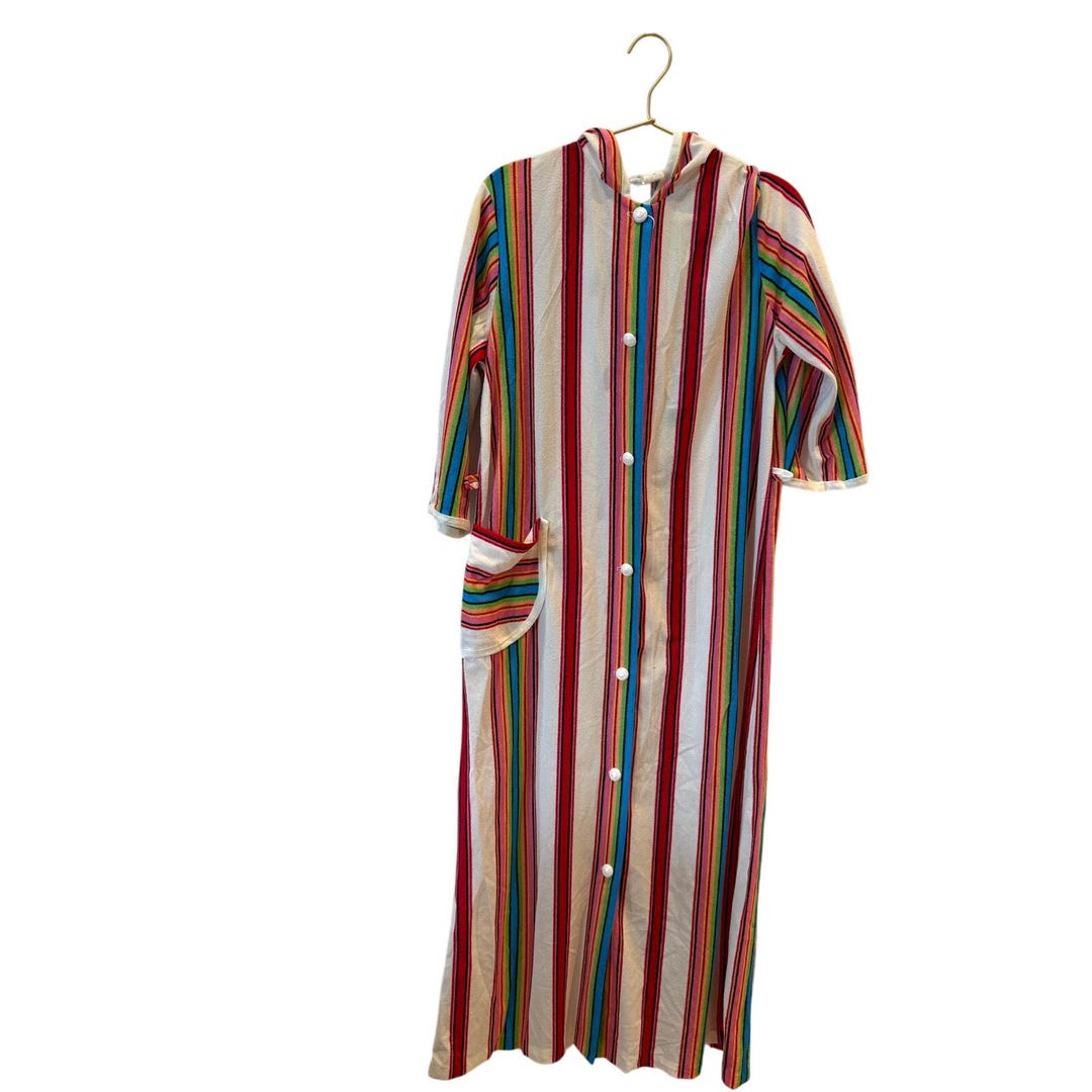 Rainbow Rbe Vintage Rainbow Kimono Robe Medium - Etsy