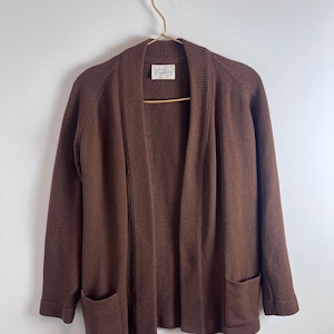 Brown Vintage Cashmere Cardigan