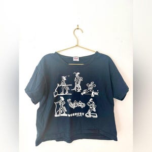 Vintage 80s exercise t shirt aerobics running size large
