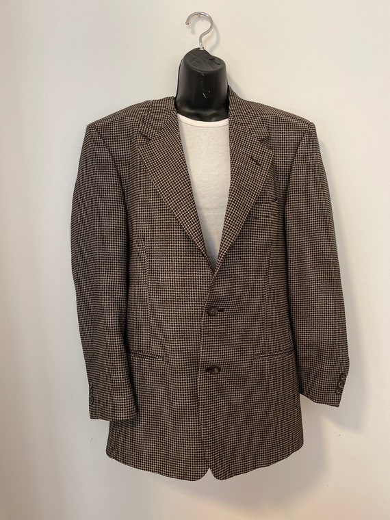 Pierre Cardin Vintage Blazer Check Pattern Unisex/