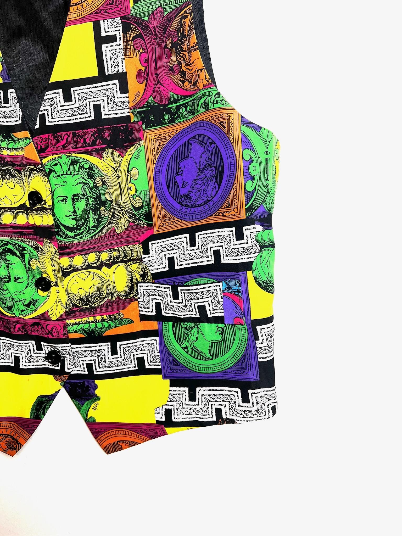 Vintage Citron Santa Monica Colorful Vest - Etsy