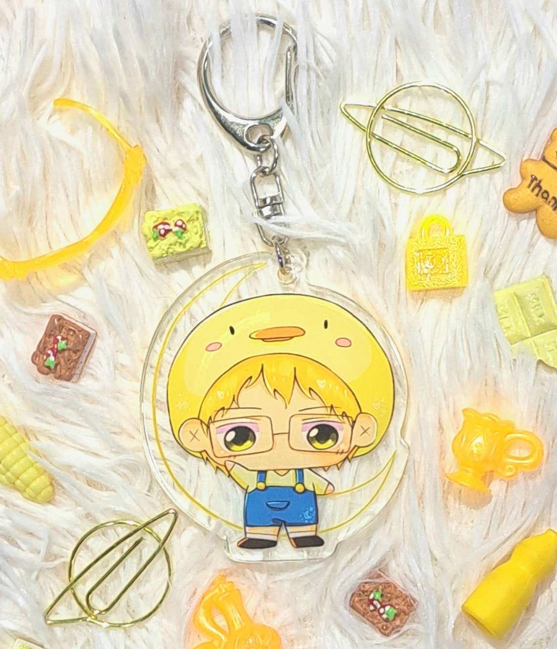Tsukishima Haikyuu! Keychain [haikyuu! Keychain Collection] - Etsy