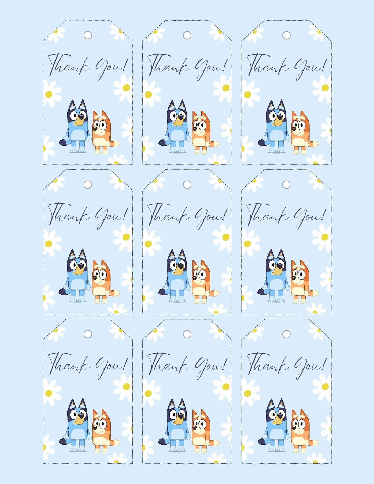 Bluey Heeler Birthday Thank You Tags | Printable Bluey Heeler Theme Party Thank You Tags - Etsy bluey-heeler-birthday-thank-you-tags-printable-bluey-heeler-theme-party-thank-you-tags-etsy