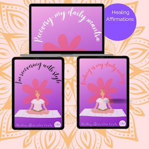 Mantra pour la guérison, le bien-être et le bien-être Affirmation positive pour le bonheur