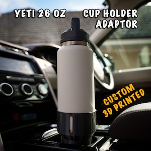 YETI Rambler 26 oz Car Cup Holder Adaptor - Custom
