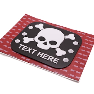 Personalised Stomp Pad - Skull and Crossbones for Snowboards