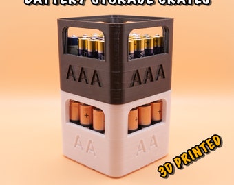 Battery Holders - Stackable AA, AAA, 9V, C
