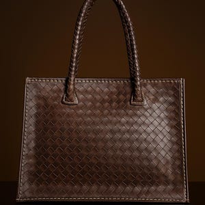 Brown ELEGANT leather bag, ITALY style bag, Stylish weekender bag, Handmade Kilim Shoulder Bag, fleece Bag Handles for Women, gift for her,