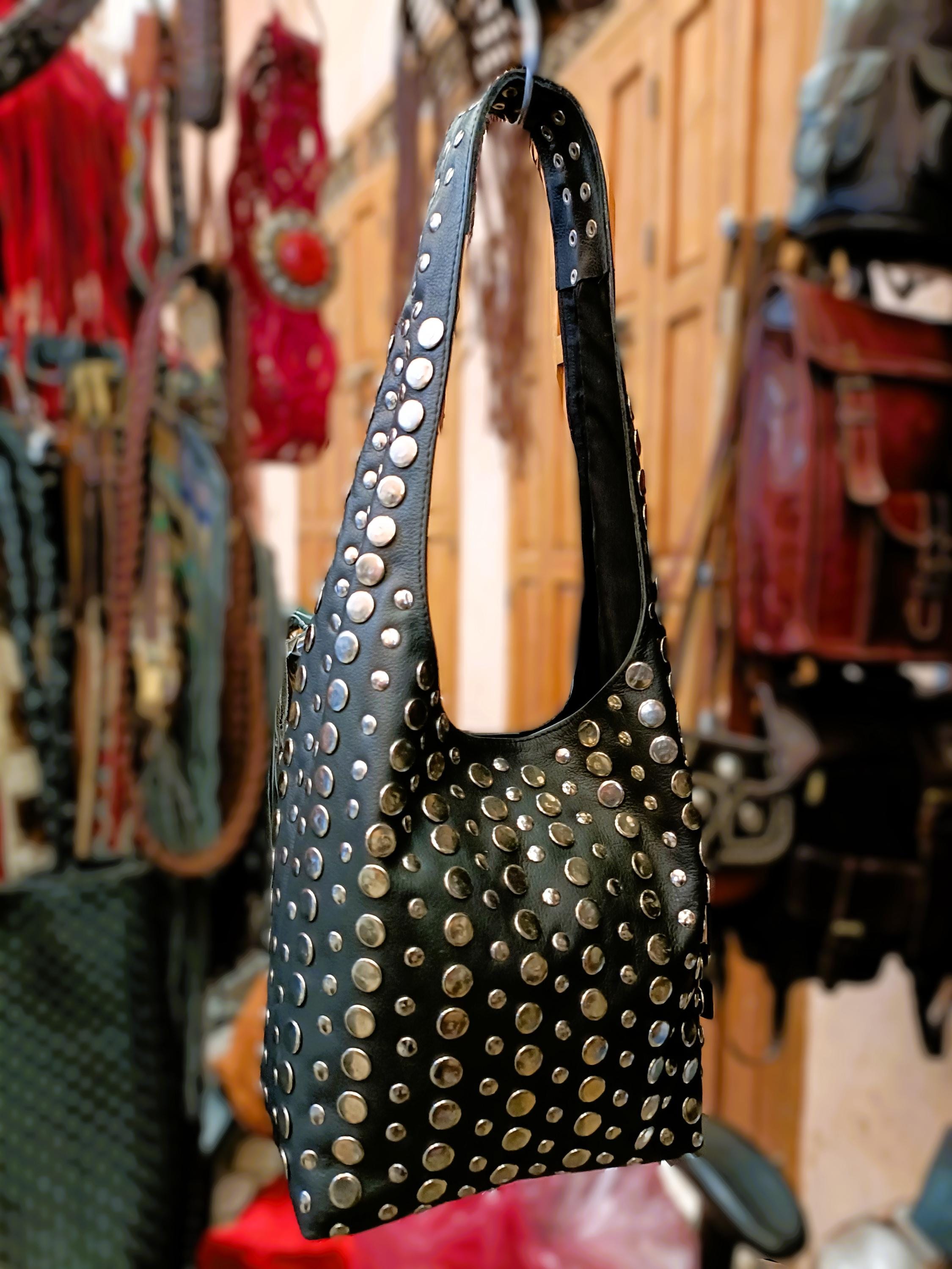Stud Hobo Bag - Etsy