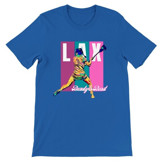 ビューティ＆ビースト LAX、女子ラクロス、かわいいラクロス シャツ 