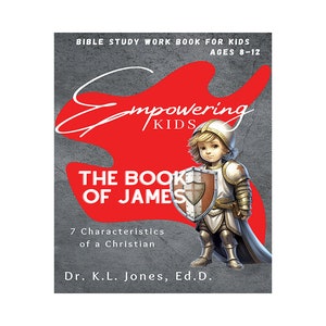 Digital Kids Bible Study Guide, Christian Bible Verse, Book of James, Homeschool Activity, Kid&#39;s Gift, Jesus Journal, Digital Planner, Faith