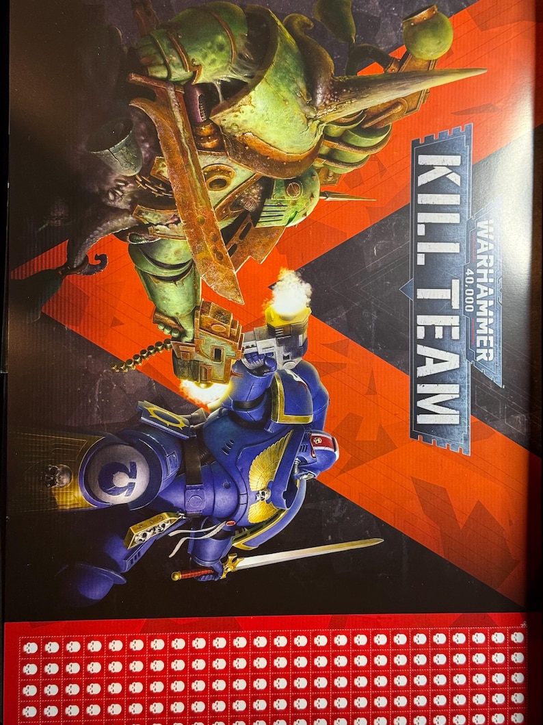 Warhammer 40K Kill Team Starter Set – Painted Space Marines & Terrain ...