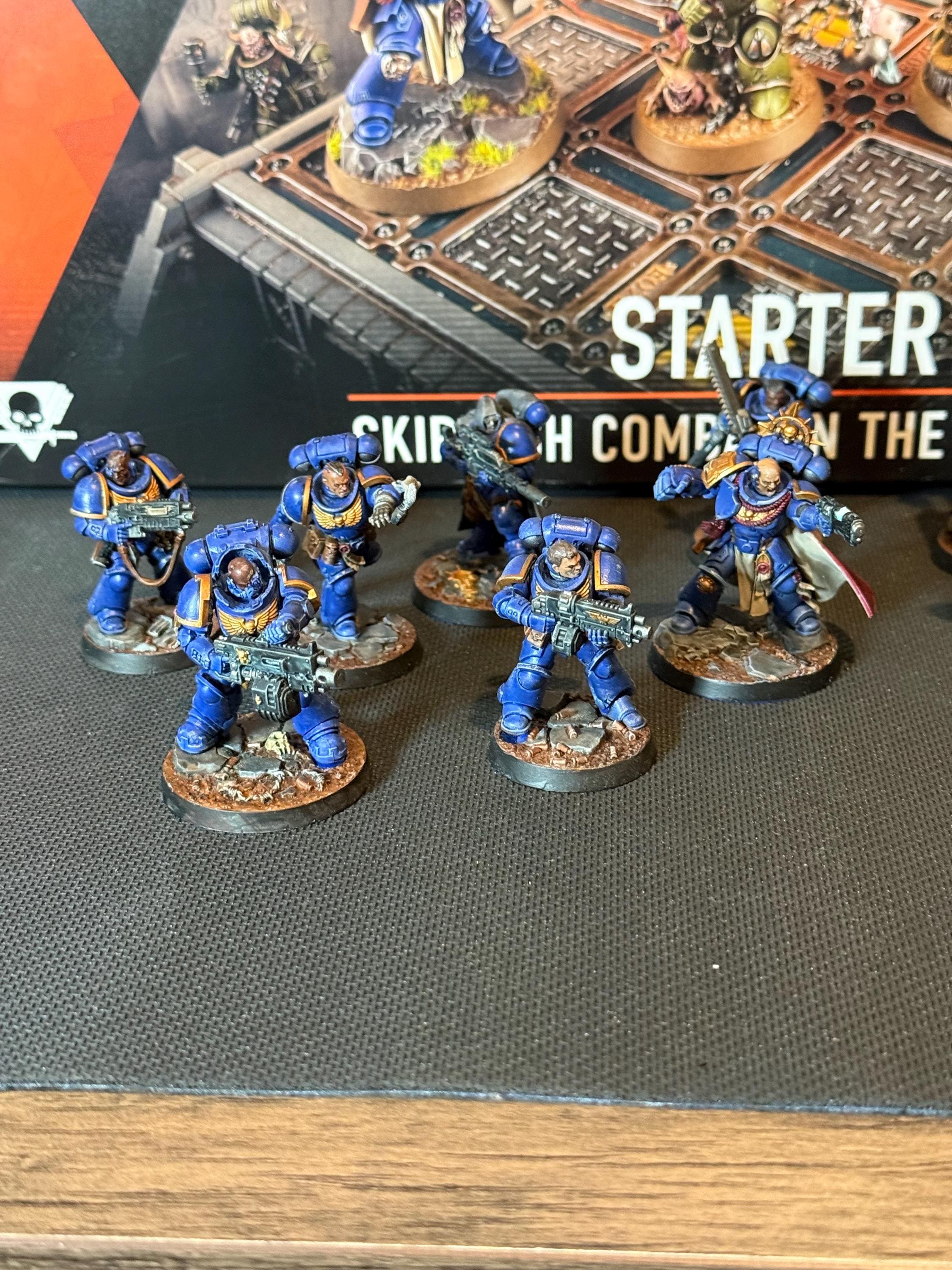 Warhammer 40K Kill Team Starter Set – Painted Space Marines & Terrain ...