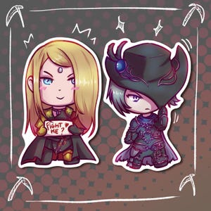 FFXIV Chibi Zenos & Zero