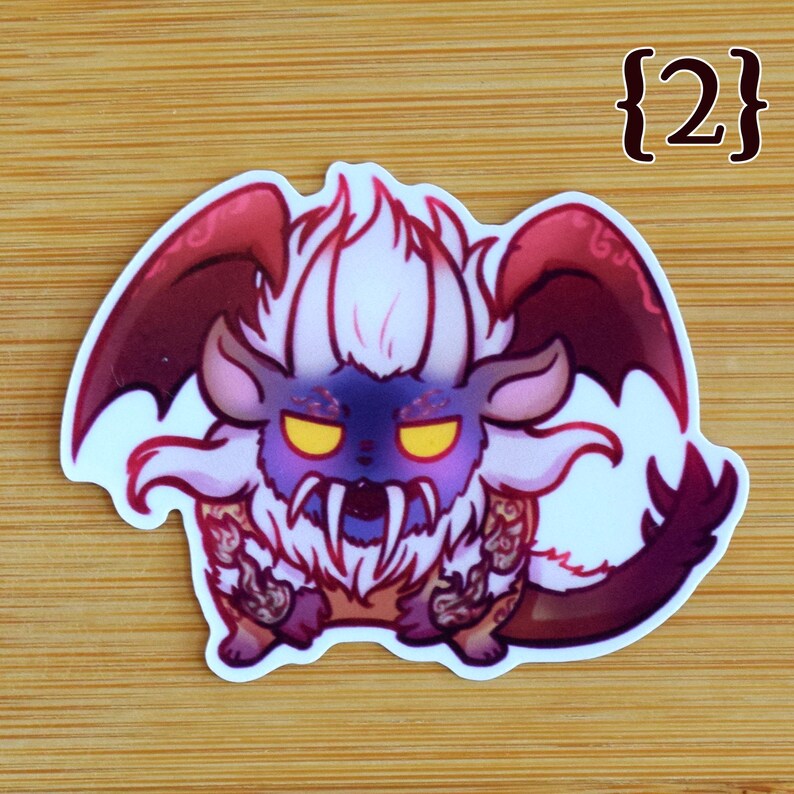FFXIV FFXI Chibi San D'oria Raid Boss Stickers: Eald'narche, Kirin, Kam ...