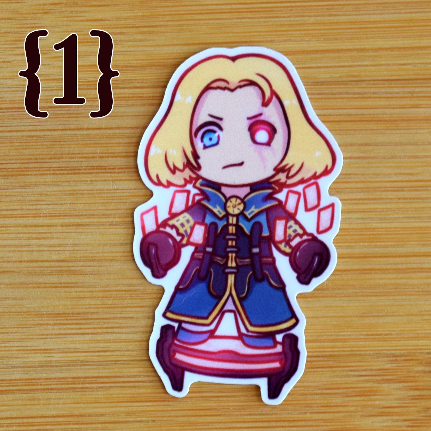 FFXIV FFXI Chibi San D'oria Raid Boss Stickers: Eald'narche, Kirin, Kam ...