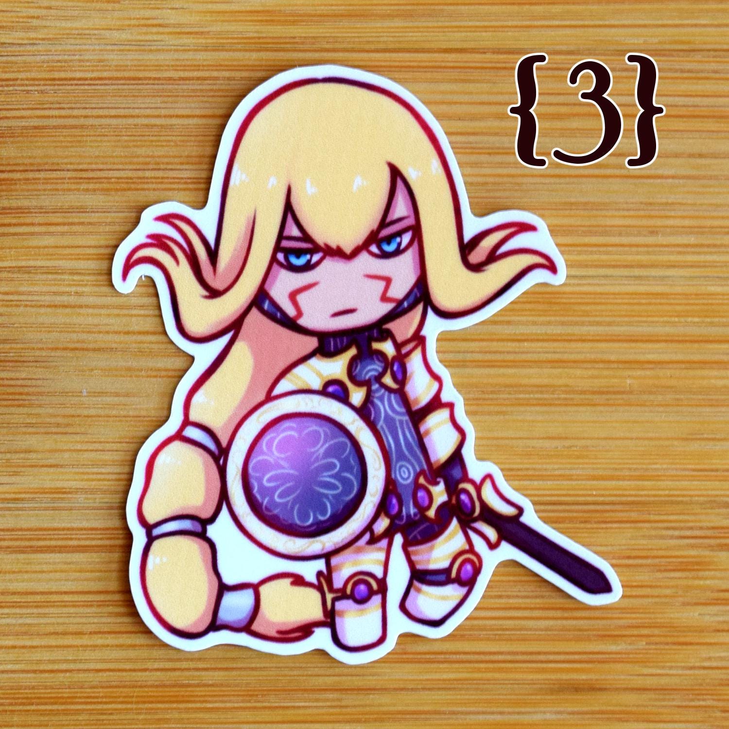 FFXIV FFXI Chibi San D'oria Raid Boss Stickers: Eald'narche, Kirin, Kam ...