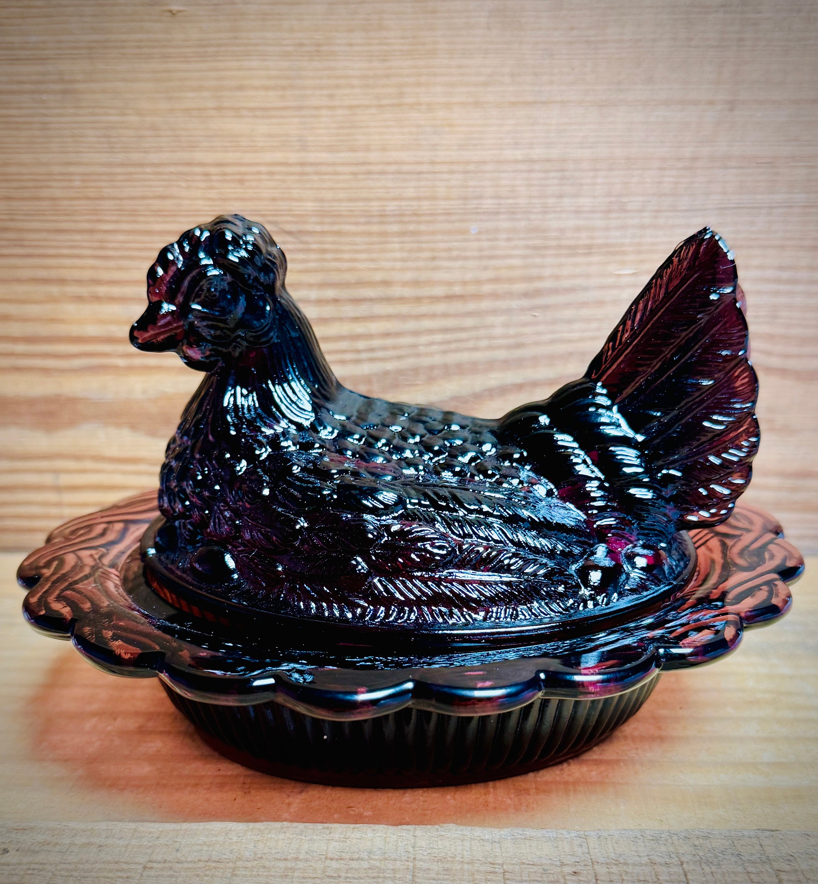 H様♡お取り置き専用です♡ レアカラー癖強リビアングラス 、魔晶ゼウス SALE Vintage Mosser Glass Royal Plum Amethyst Dark Purple Glass