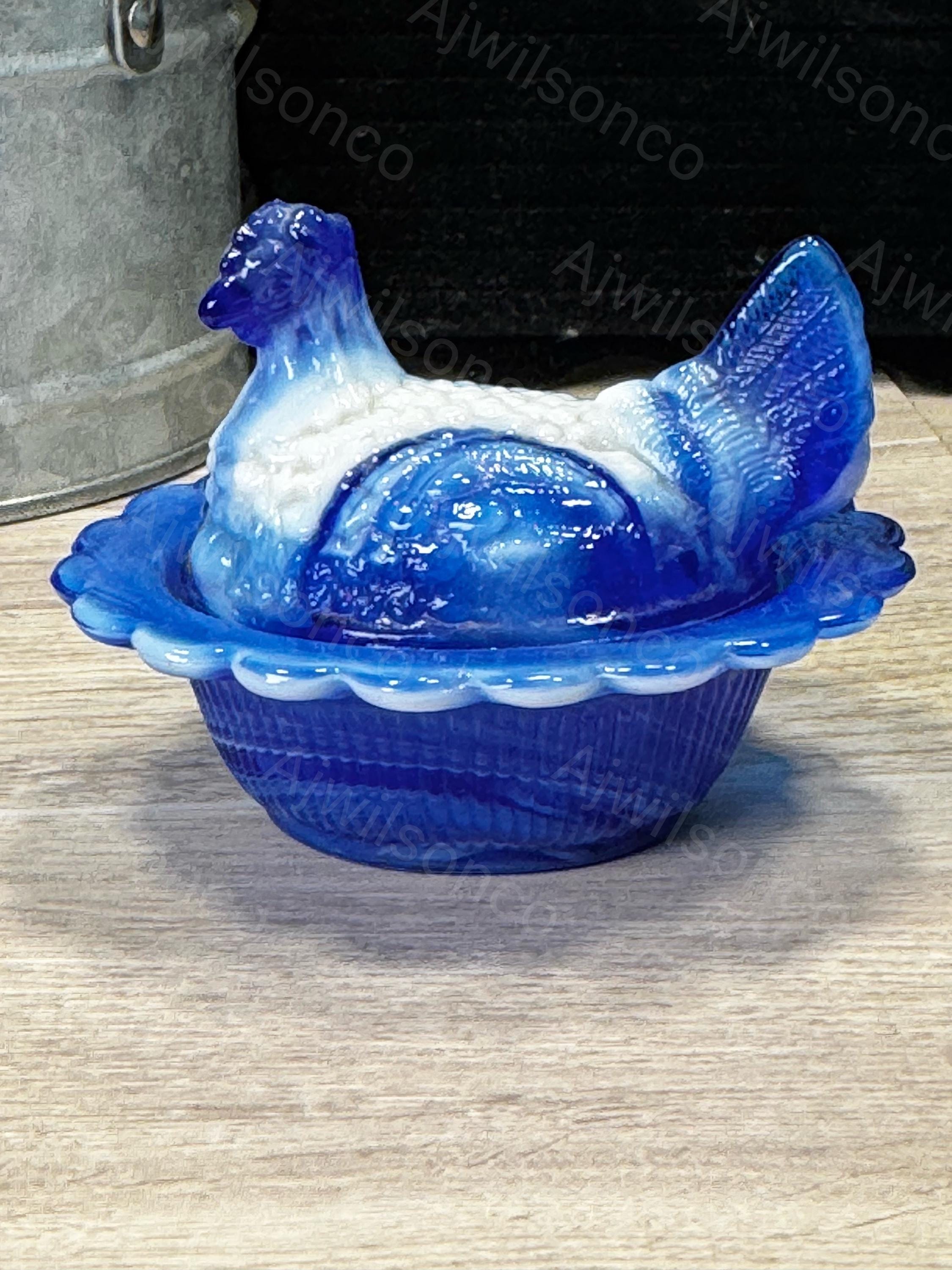 ヴィンテージMosser Glass　ラージサイズ　脚付きベリーボウル 　刻印 ヴィンテージMosser Glass ラージサイズ 脚付きベリーボウル