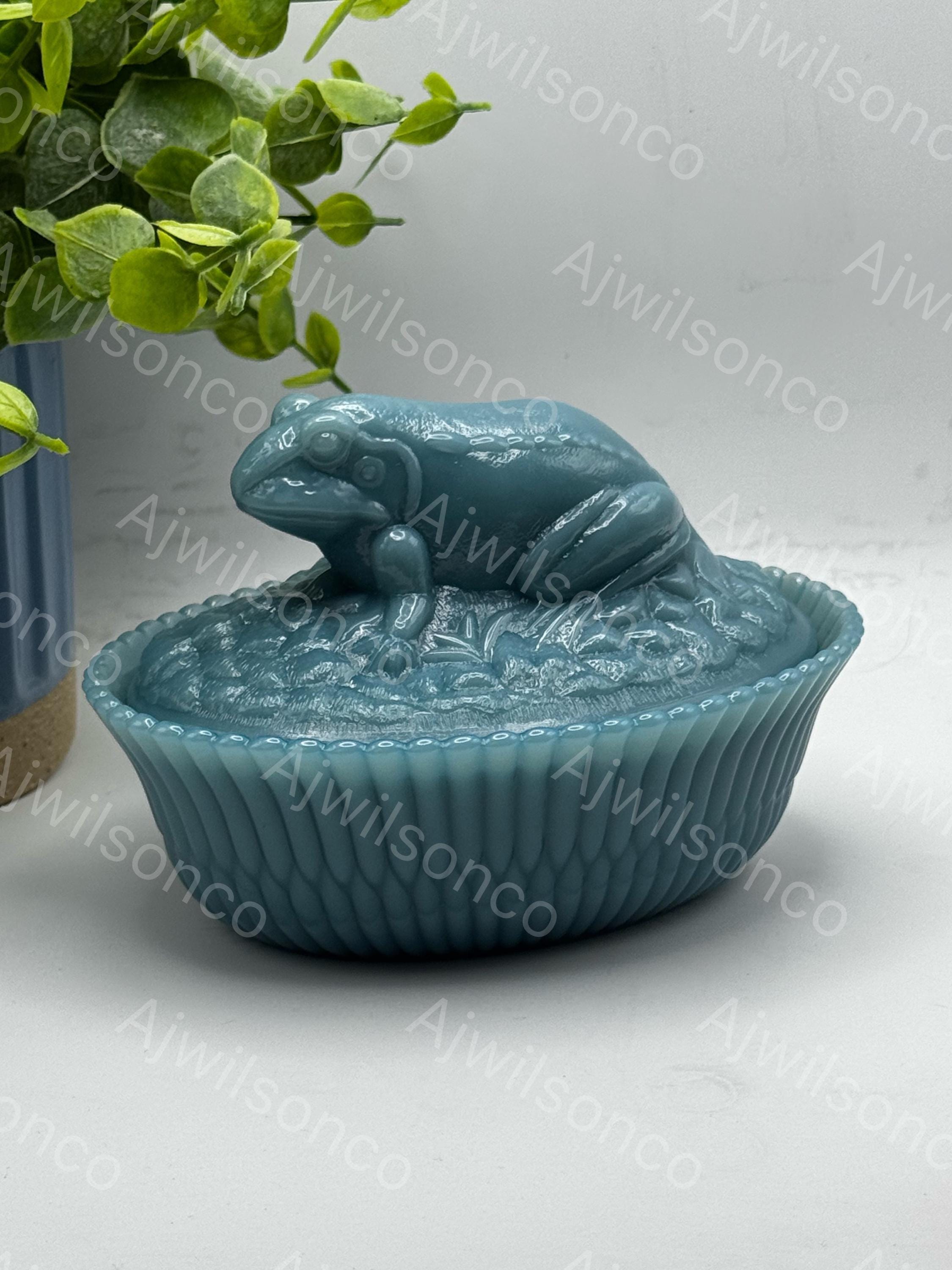 NMGCS National Milk Glass Collectors Society Georgia Blue Glass