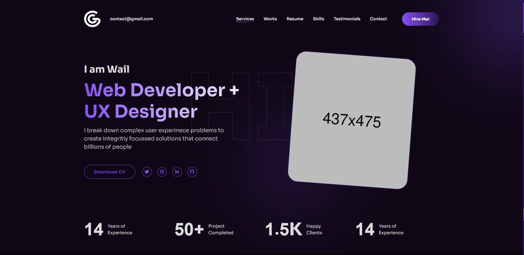 Portfolio Template HTML CSS Javascript Ready to Use - Etsy