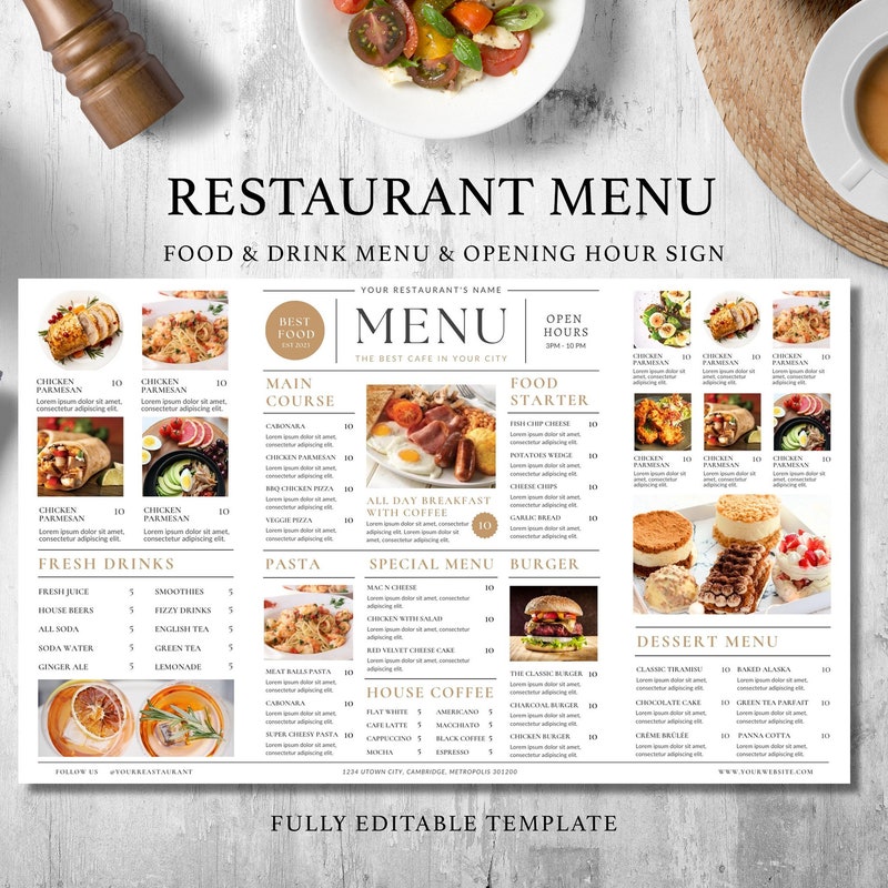 Three K Restaurant Menu - Etsy Canada