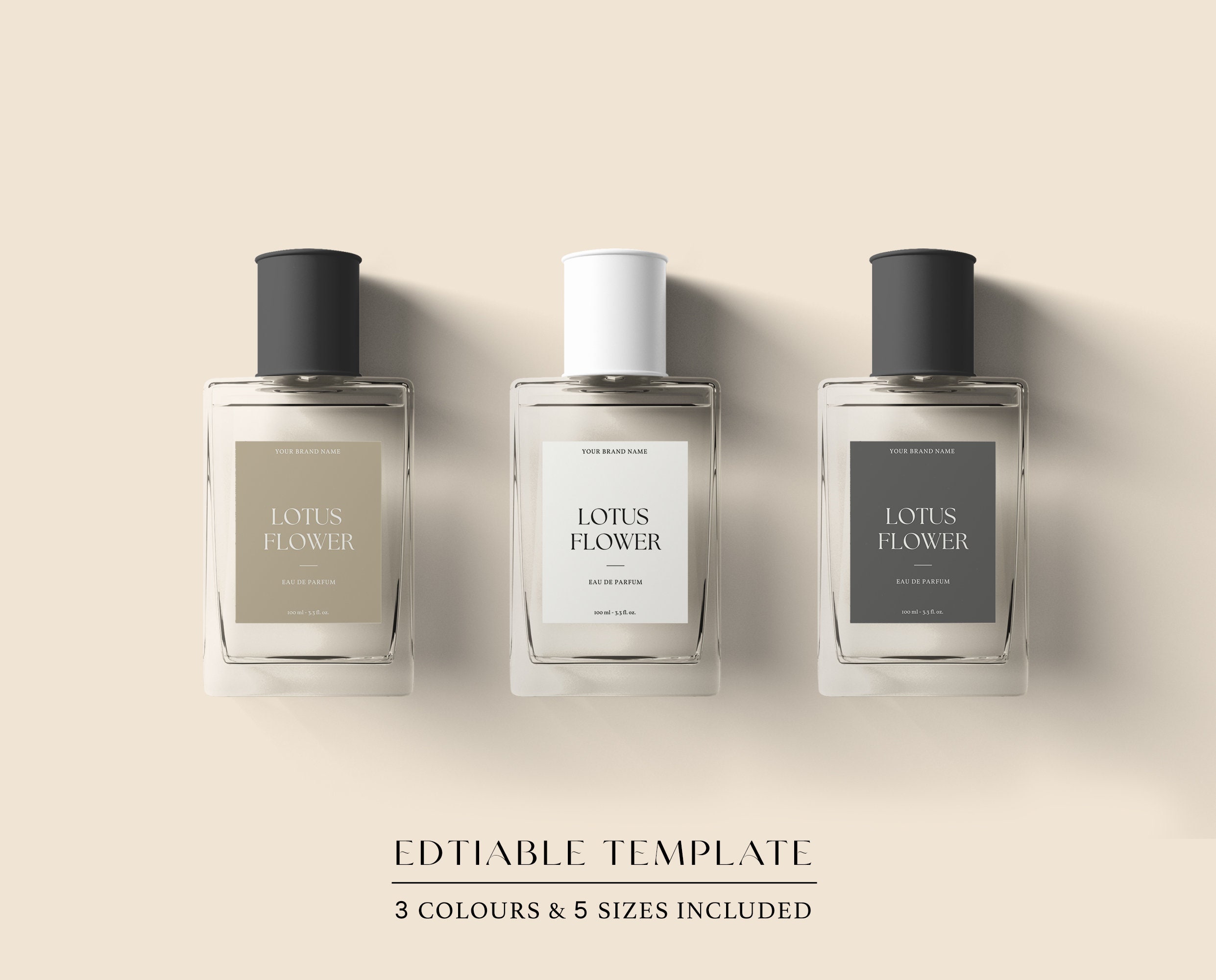Perfume Bottle Label Template Editable Perfume Label Template Minimal Perfume Bottle Label Template Editable Perfume Label Template Minimal