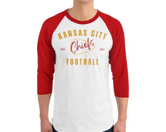 Chemise raglan à manches 3/4 KC Chiefs