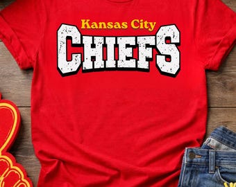 t-shirt des Chiefs de Kansas City | Chemise des chefs | T-shirt à manches courtes Football Gameday