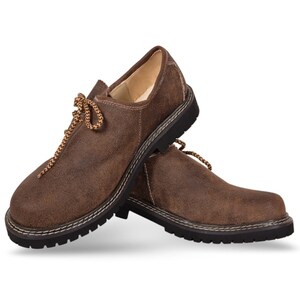 Lederhosen Shoes Brown German Lederhosen Shoes Authentic cow suede leather brown shoes Bavarian lederhosen shoes 画像 1