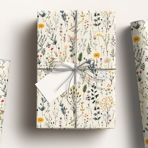 Light Wildflowers - Wrapping Paper