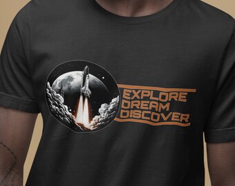 Space Odyssey Tee - Explore Dream Discover Shirt